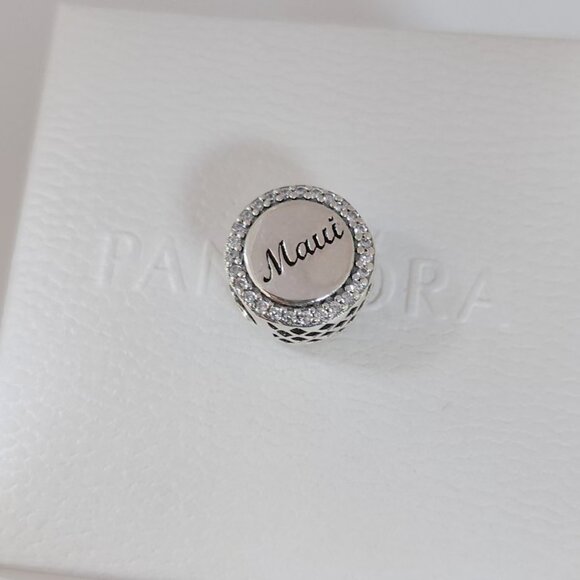 Pandora Maui Bead Charm Bracelet Pendant S925 Silver with box - Picture 5 of 8